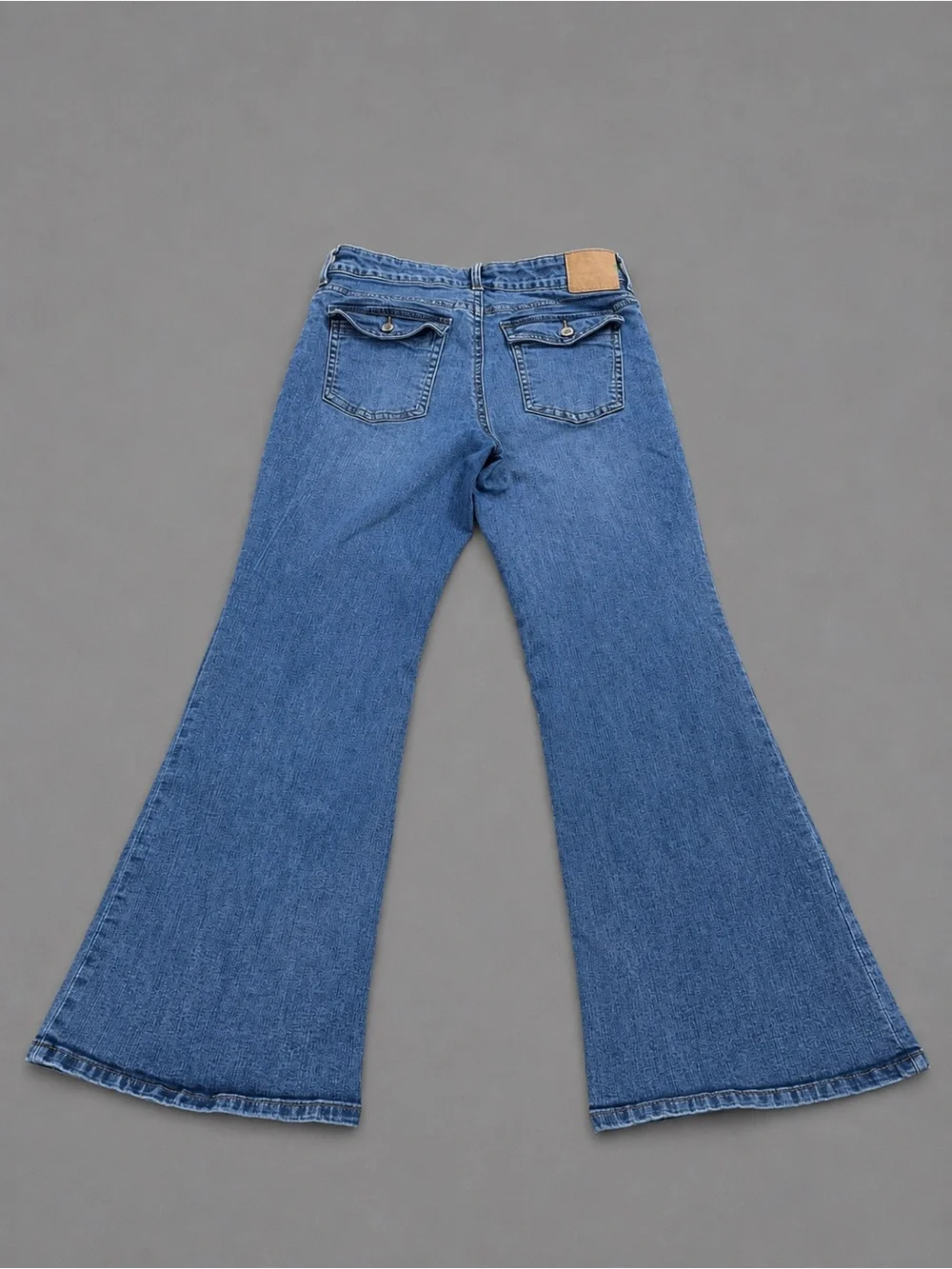 Aéropostale Low Rise Flare Jeans Women’s 14 Reg Blue Y2K Bootcut Denim